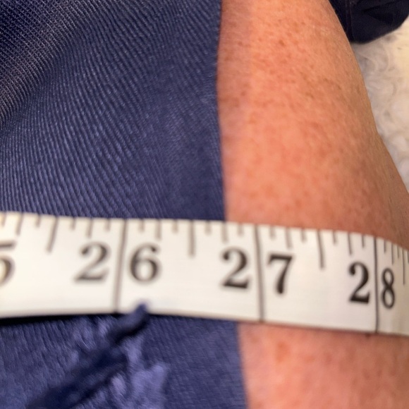 Sky Cashmere blue Virgin Wool Scarf 27x80 NWOT - Picture 3 of 4